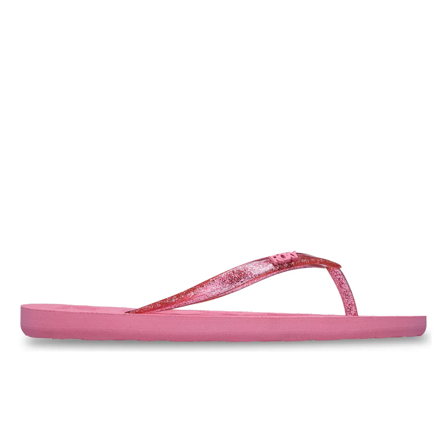 Детские шлепанцы для девочек с блестками Roxy, Цвет Rosa — фото 2
