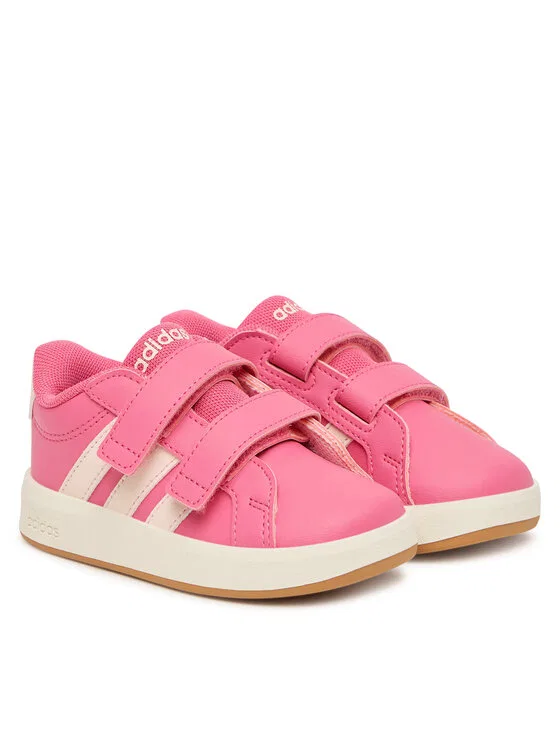 Кроссовки Grand Court Adidas, розовый — фото 2
