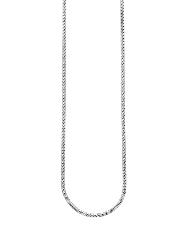 

Мужские ожерелья-змейки из нержавеющей стали длиной 24 дюйма Steeltime, silver