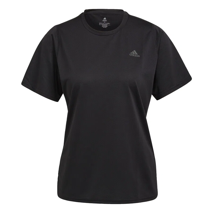 Спортивная футболка ADIDAS PERFORMANCE Performance Shirt 'Run Icons' черного цвета