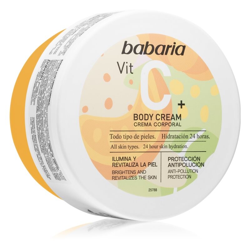 

Увлажняющий крем для тела для всех типов кожи Babaria Vitamin C