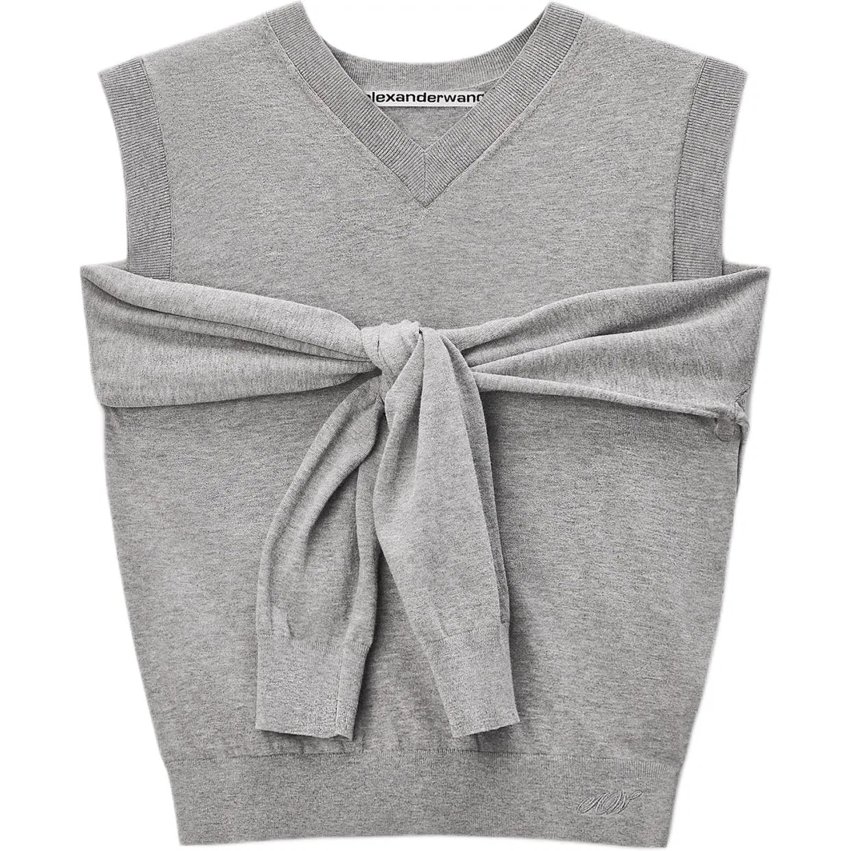 Женский топ без рукавов Alexander Wang, Gray