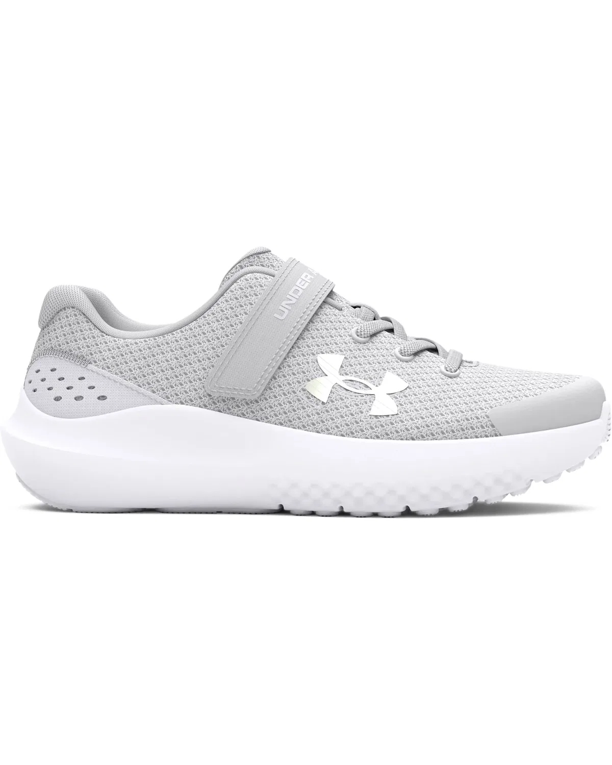 Детские беговые кроссовки для девочек с сетчатым верхом Under Armour 3027109, Grey