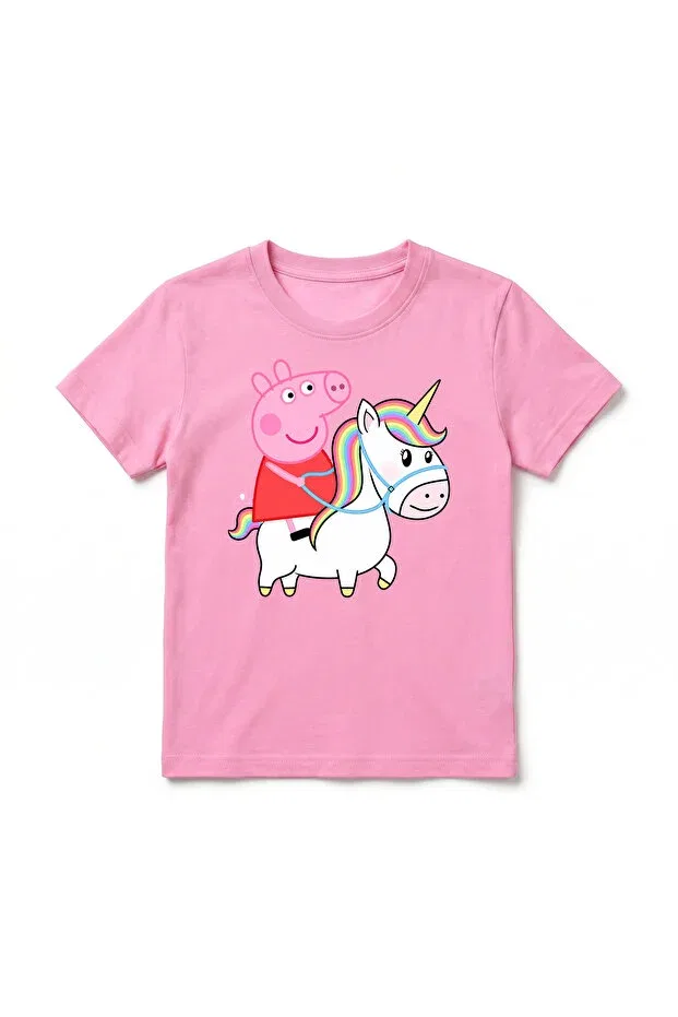 Детская футболка с принтом Peppa Pig Urbantrendstore, Pink