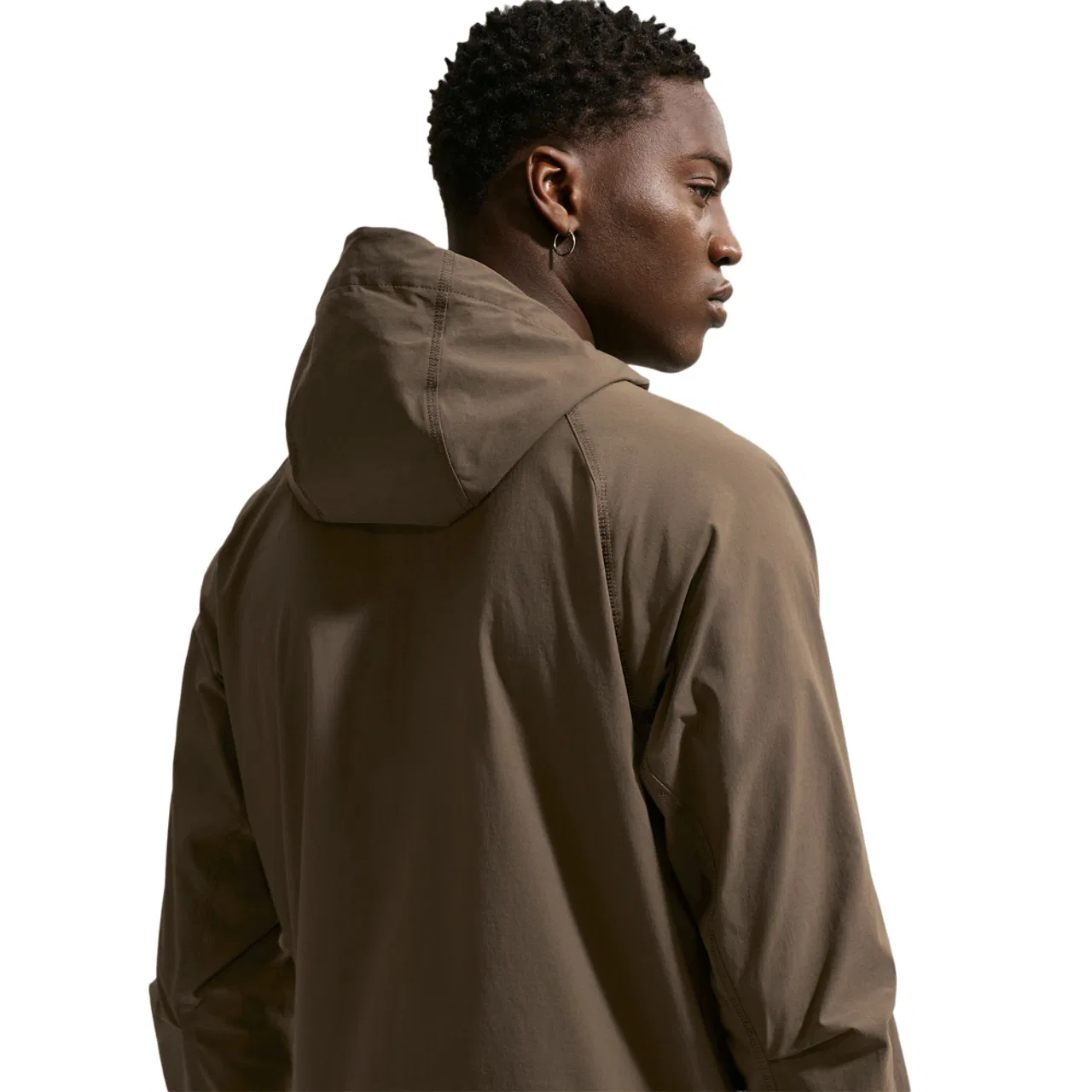 Мужская куртка Tech Woven Windrunner Nike, цвет Dark Hazel/Black/Dark Hazel — фото 2