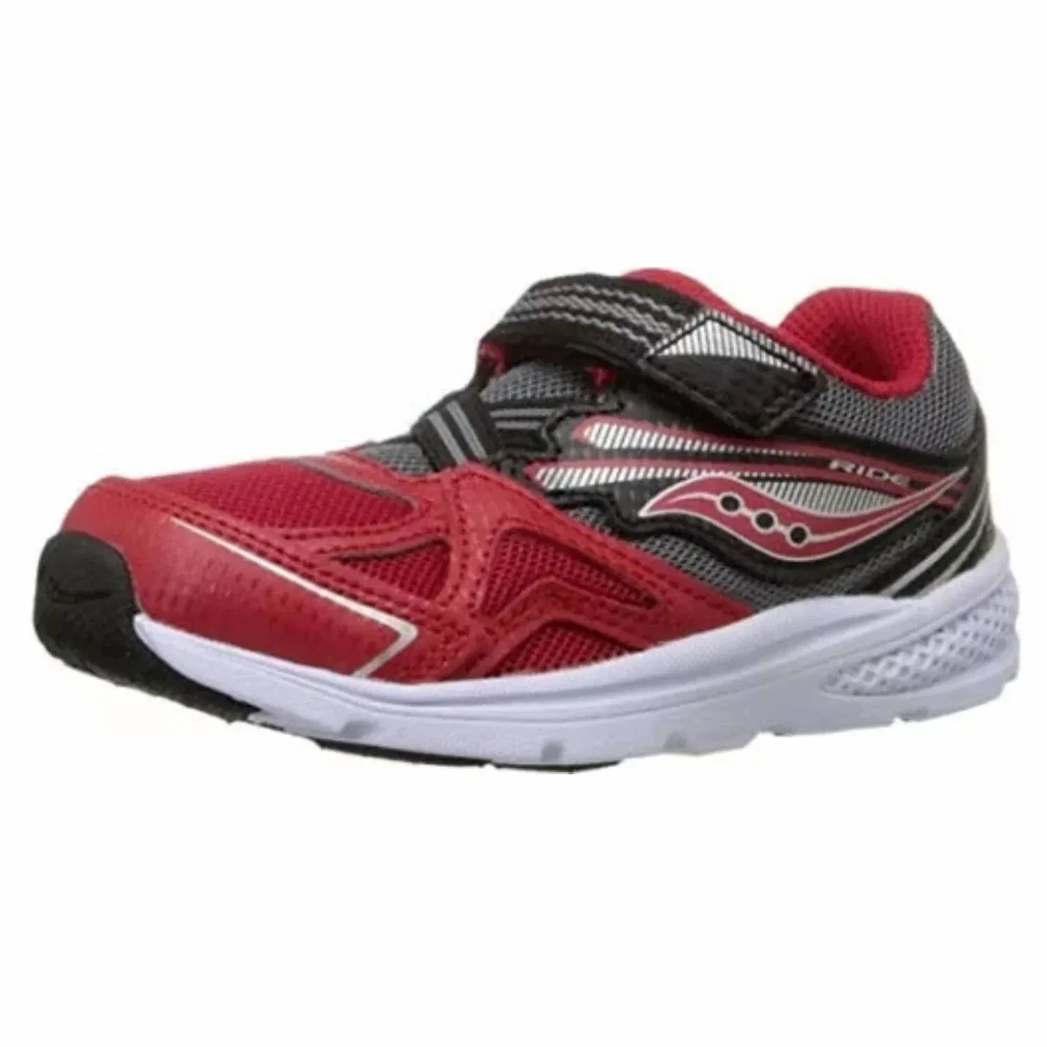 Детские кроссовки для мальчиков с круглым носом Baby Ride SAUCONY, Red/Black
