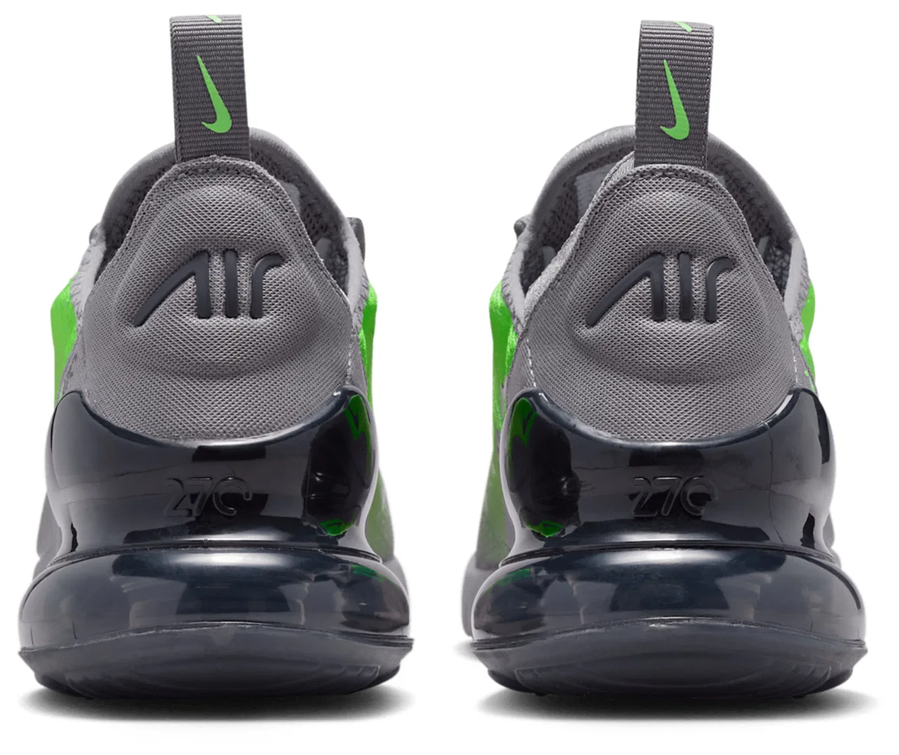 Кроссовки для мальчиков Air Max 270 Nike, цвет Pencil Point/Anthracite/Lime Blast — фото 3