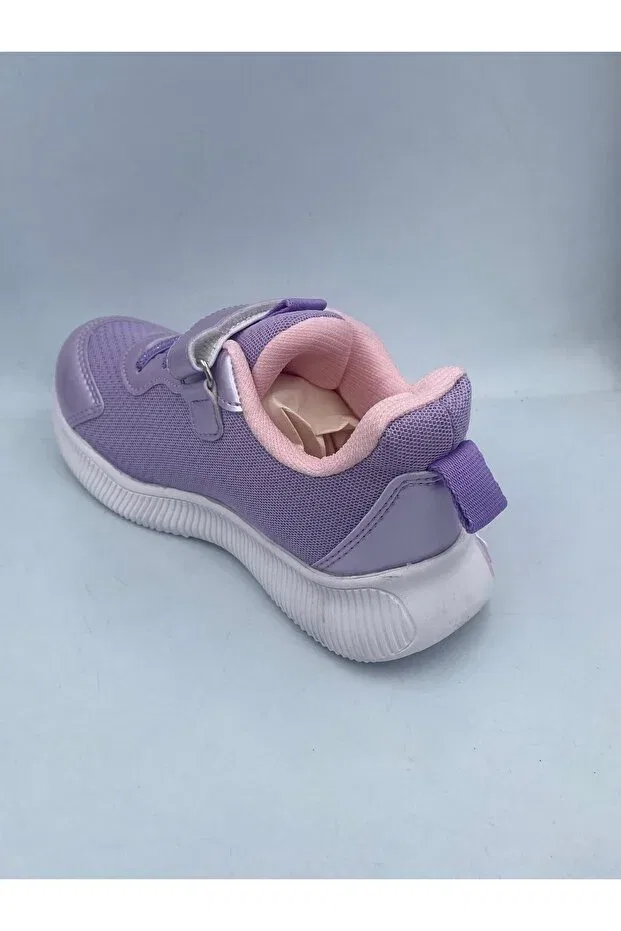 Детские спортивные туфли для девочек на липучке Noxis, Lilac — фото 4