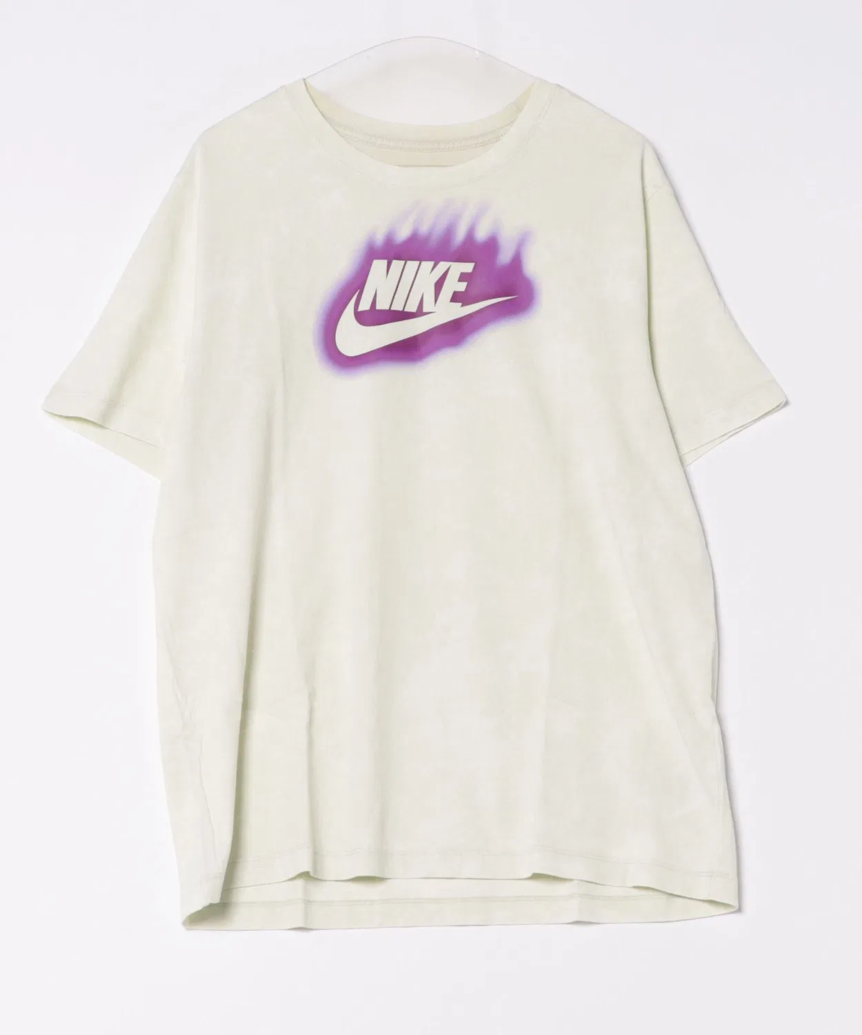 Мужская футболка с коротким рукавом хлопковая NIKE, White