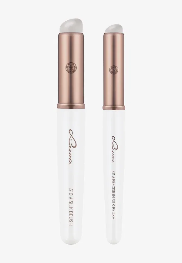 Набор кистей для макияжа из силикона Elegance Luvia Cosmetics Coffee, Pearl, кофейный — фото 2