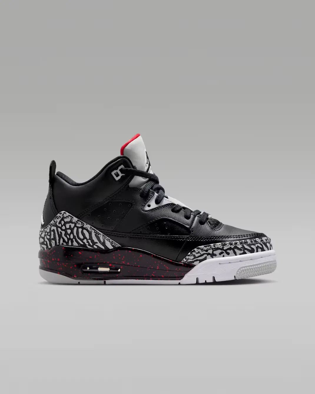 Кроссовки для детей постарше Jordan Son of Mars Low, Black/University Red/Grey Mist/Black — фото 3