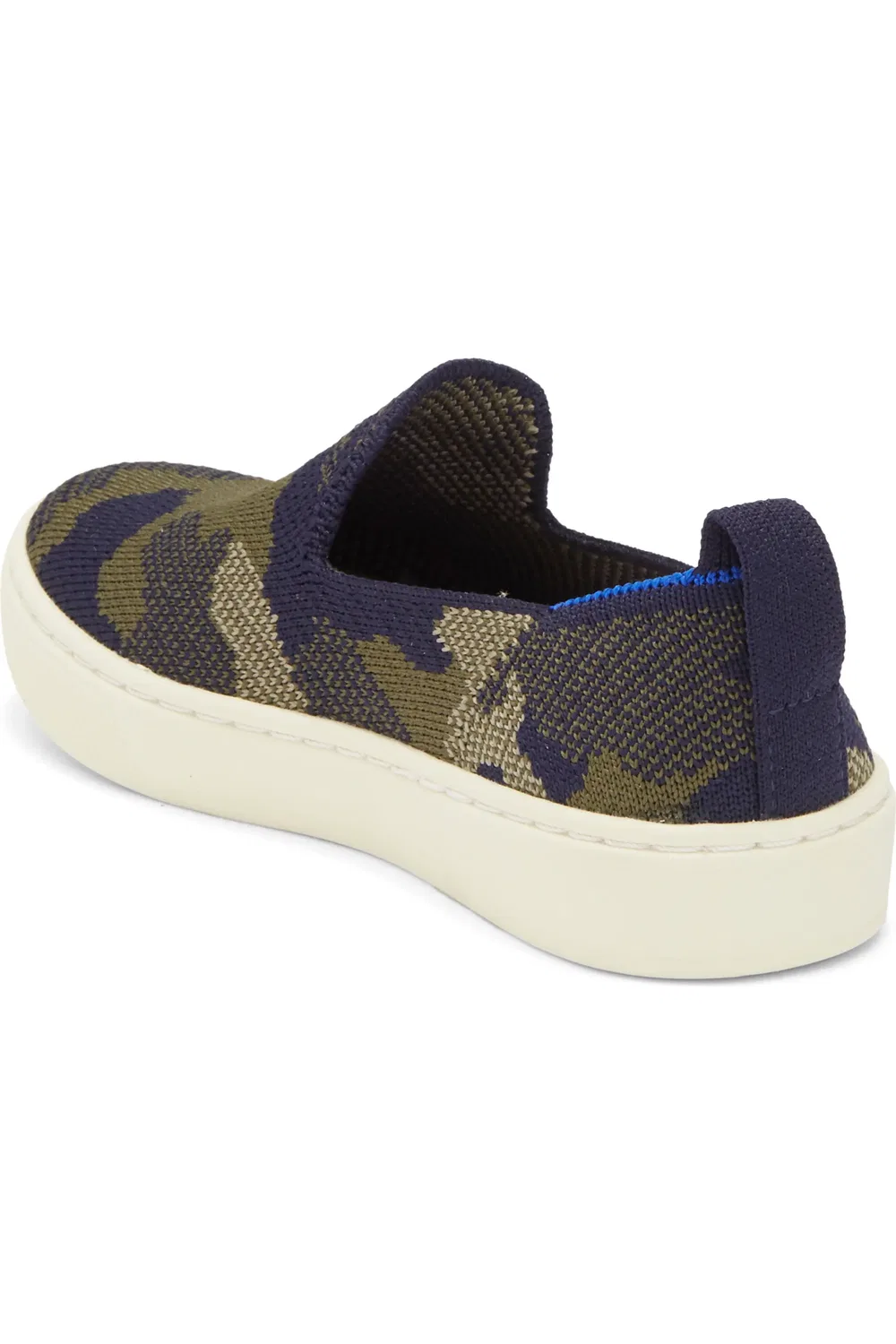 Кроссовки детские slip-on на амортизирующей стельке Rothy's, Spruce Camo — фото 2