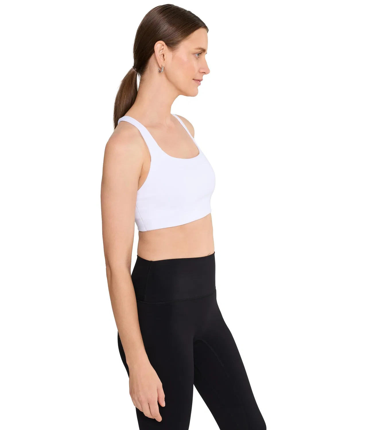 Спортивный бюстгальтер со средней поддержкой Optime Workout Medium-Support Bra Adidas, White — фото 3