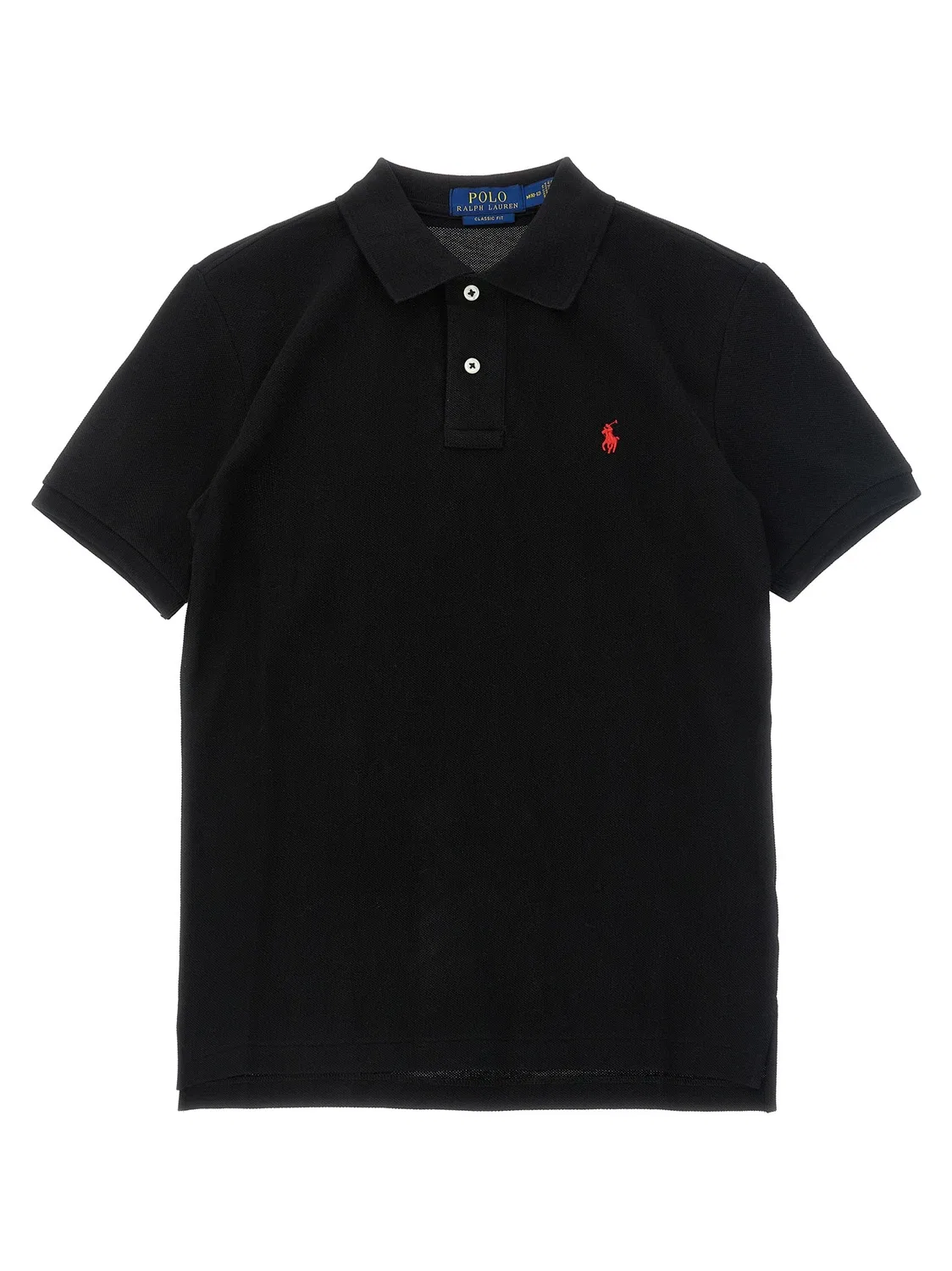 Рубашка-поло с вышивкой логотипа Polo Ralph Lauren, черный