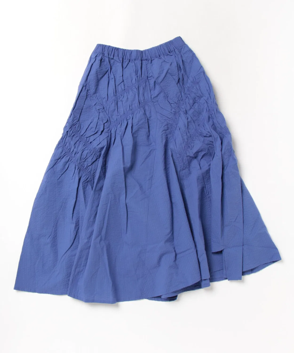 Детская юбка с лентой и сборкой unica, Blue