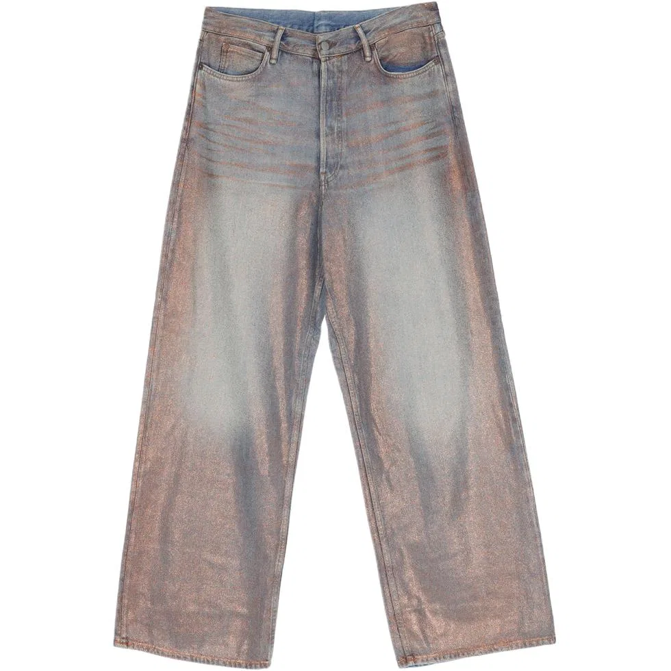 Женские джинсы свободного кроя с широкими штанинами Acne Studios, Light Blue