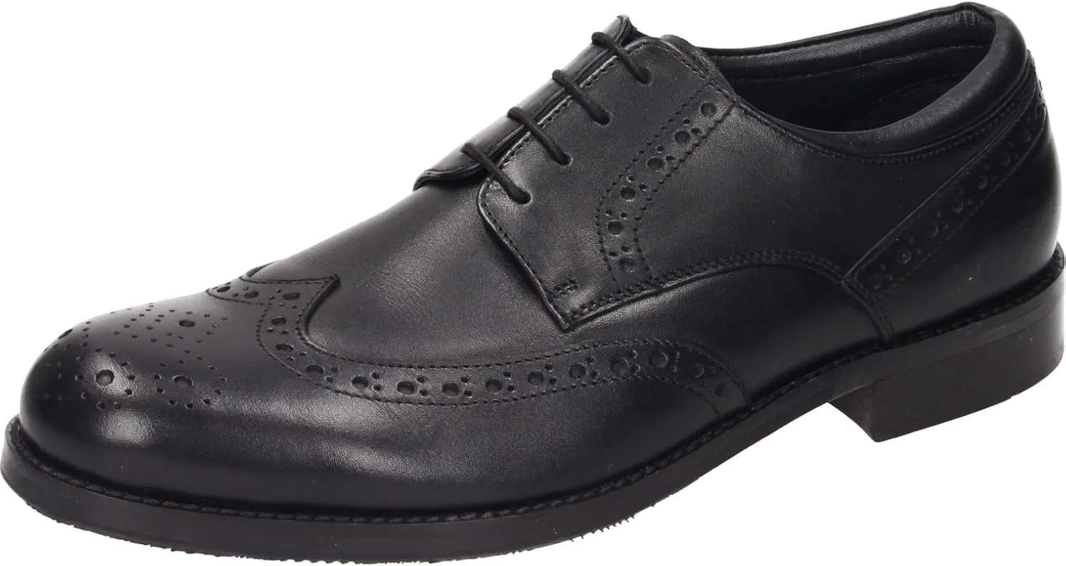 Туфли Manitu Herren Elegante Schn?Rschuhe in schwarz, Black