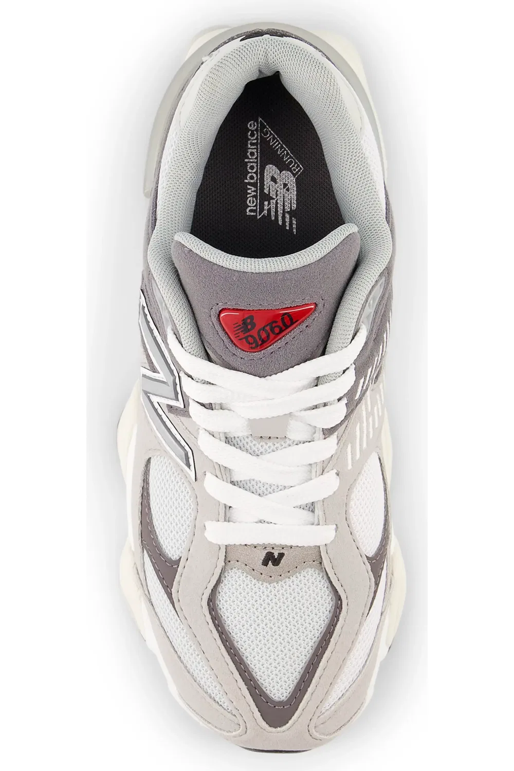 Детские кроссовки на толстой подошве 9060 New Balance, Raincloud/Castlerock — фото 3