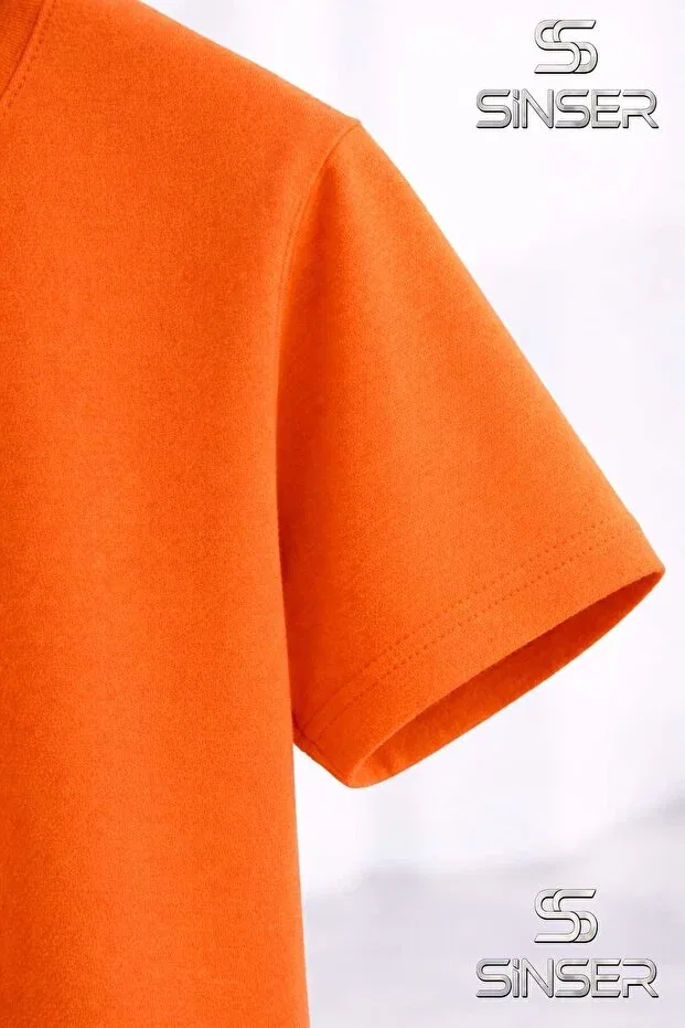 Детский комплект для мальчиков с принтом Ss Sinser, Orange - Black — фото 4
