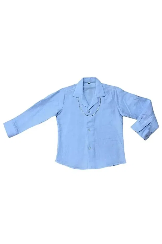 Детская рубашка с длинным рукавом Rindo Kids, Blue