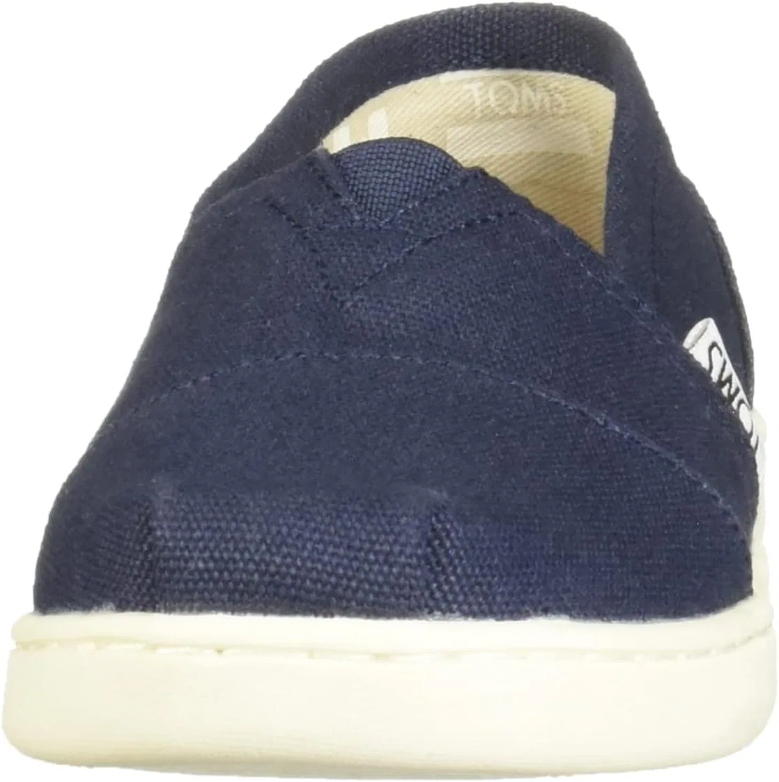 Детские кеды из парусины Toms ASH Canvas Classic Youth Kids, Navy Canvas — фото 2