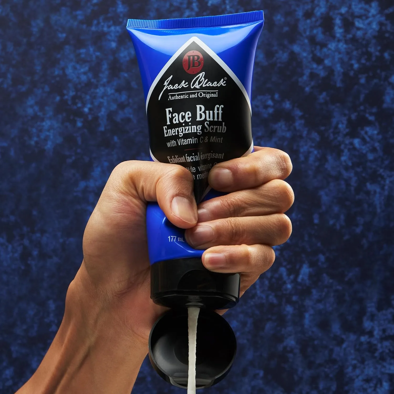 Jack black face buff energizing scrub - очищающий скраб для лица и прешейв 177 мл (1 шт.) — фото 2