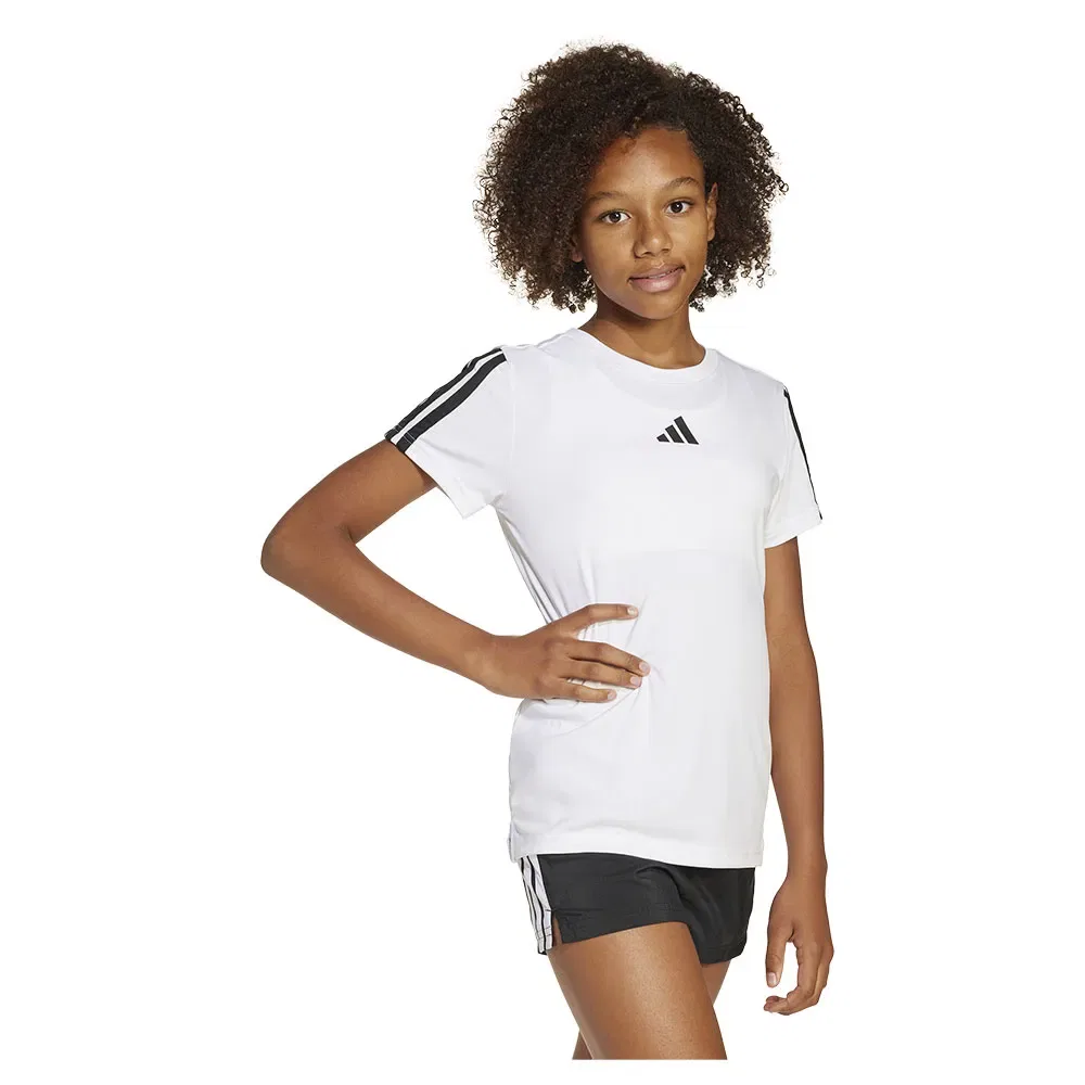 Футболка с коротким рукавом Training Essentials 3 Stripes Adidas, белый