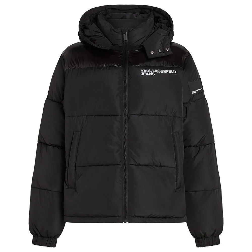 

Куртка Karl Lagerfeld Logo padded, черный