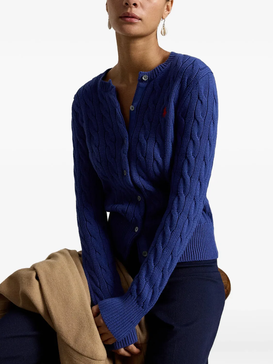 Кардиган Polo Ralph Lauren, синий — фото 2