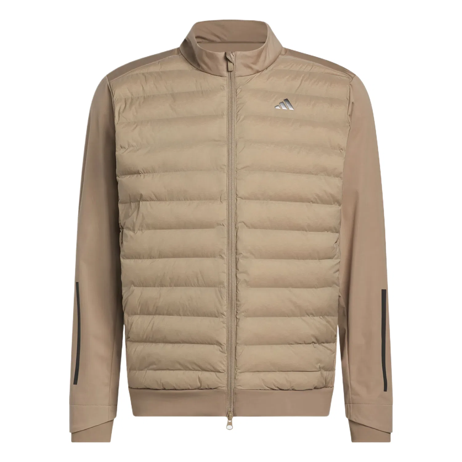 Мужская куртка-пуховик с воротником-стойкой Adidas, Dark Khaki Brown