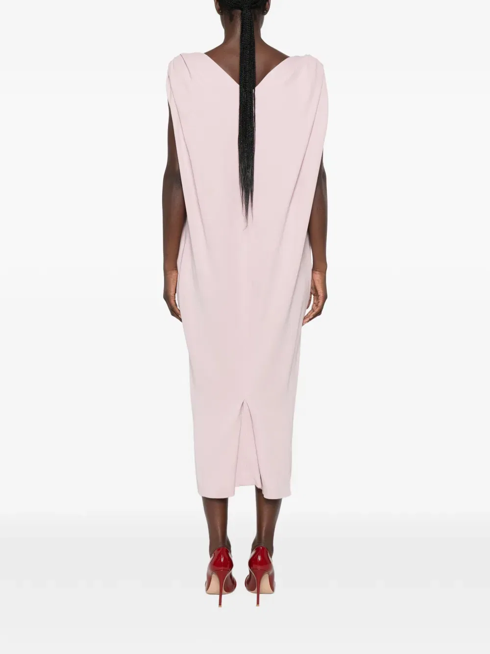 Платье вечернее Balenciaga, пыльно-розовый — фото 4