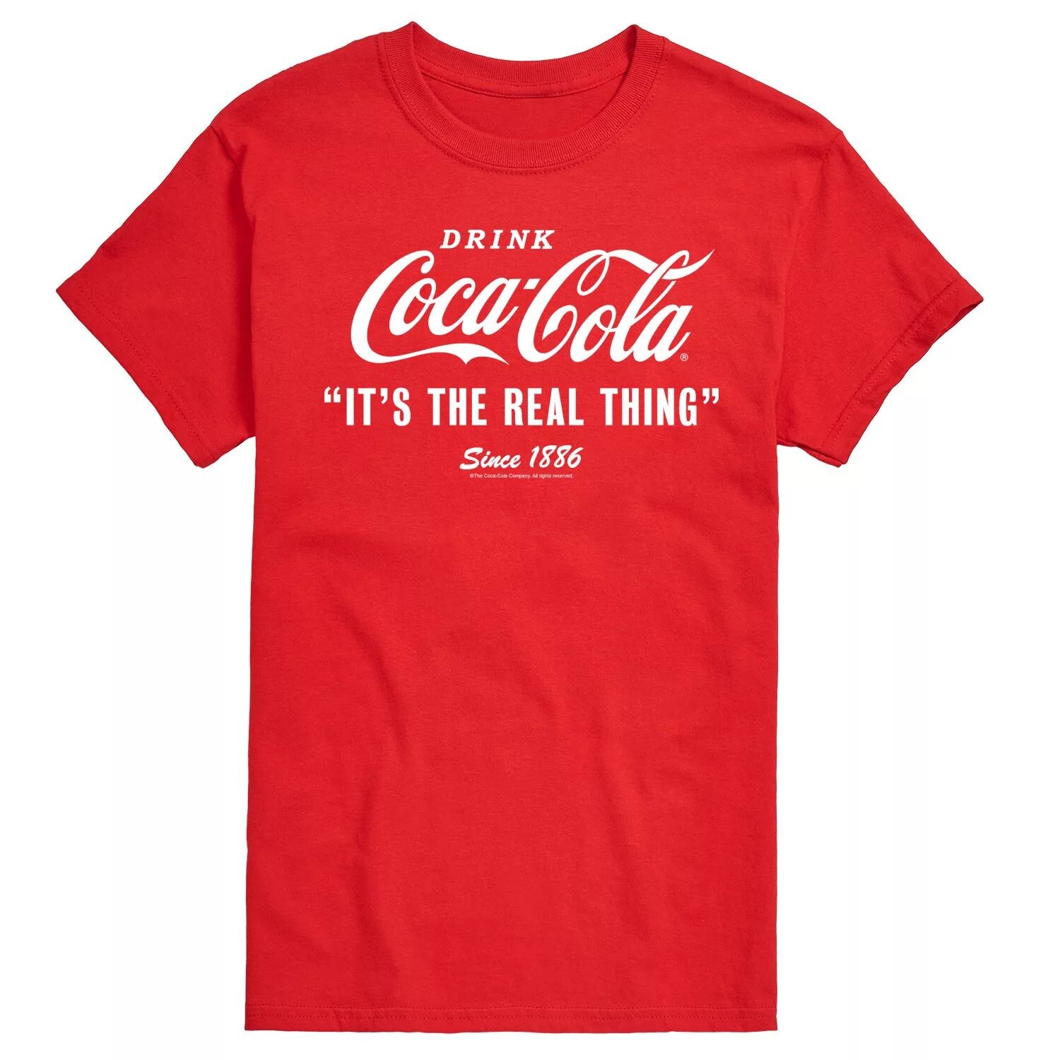 

Мужская футболка с рисунком Coca-Cola It's the Real Thing Licensed Character