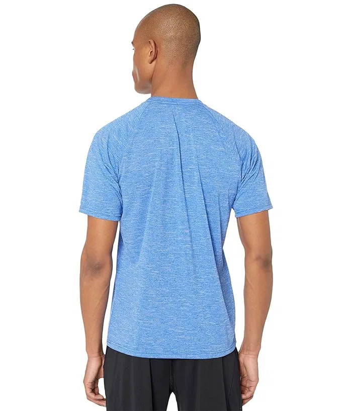 Плавательная футболка Nike Swim Heather Short Sleeve Hydroguard, Game Royal — фото 3