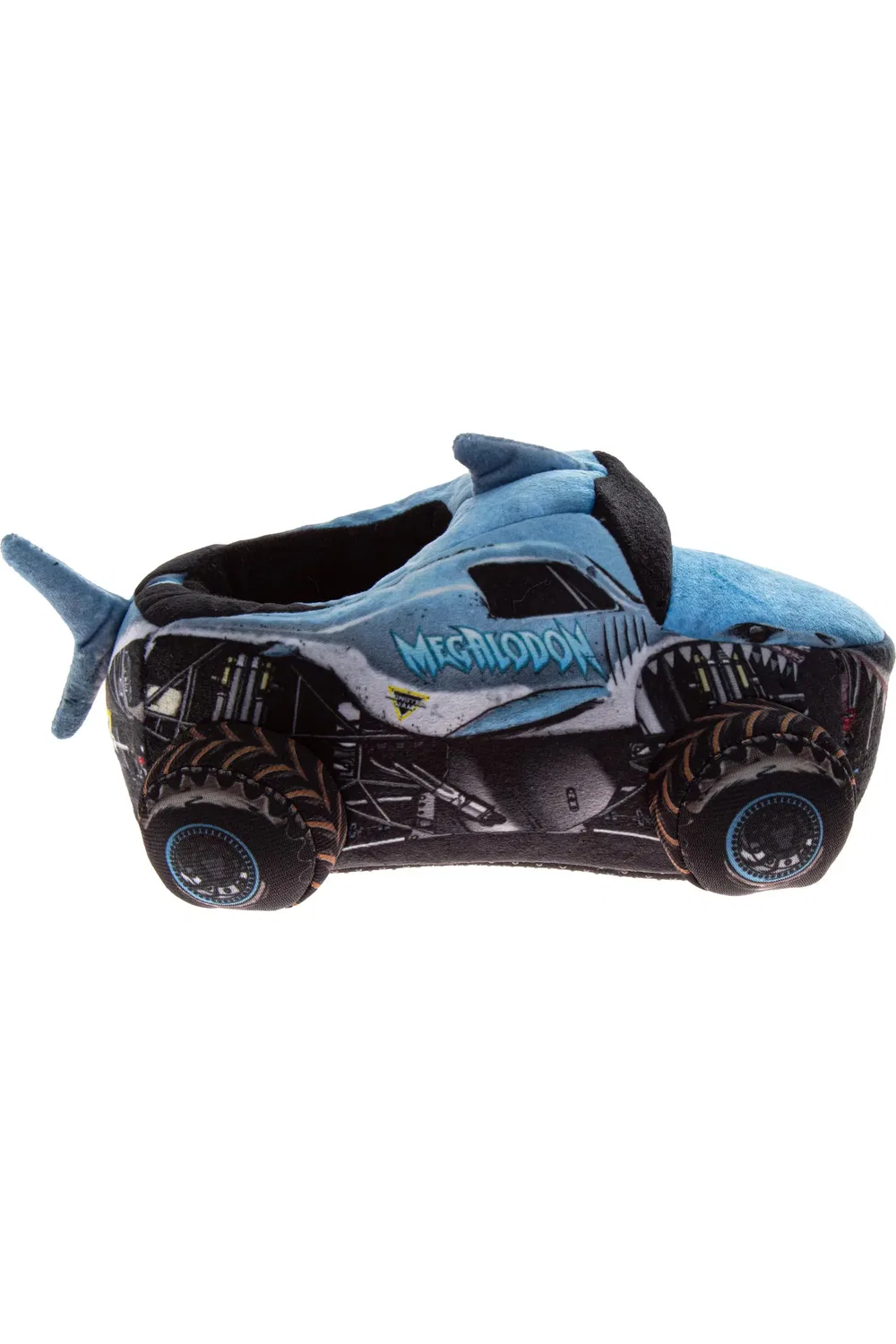 Детские тапочки слипперы 3D Megalodon Monster Jam, синий черный — фото 2