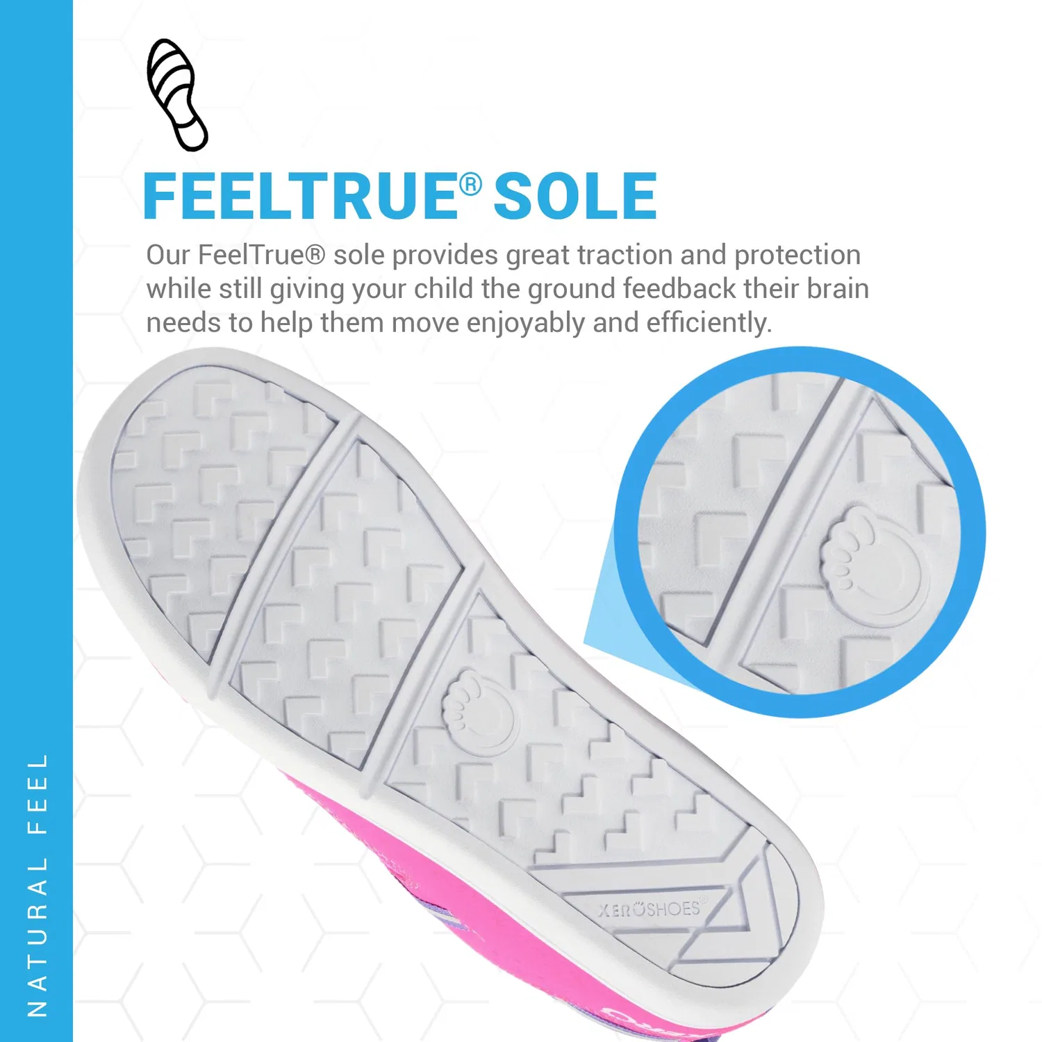 Детские кроссовки для девочек с шнуровкой Pry-pp Xero Shoes, Pink — фото 4