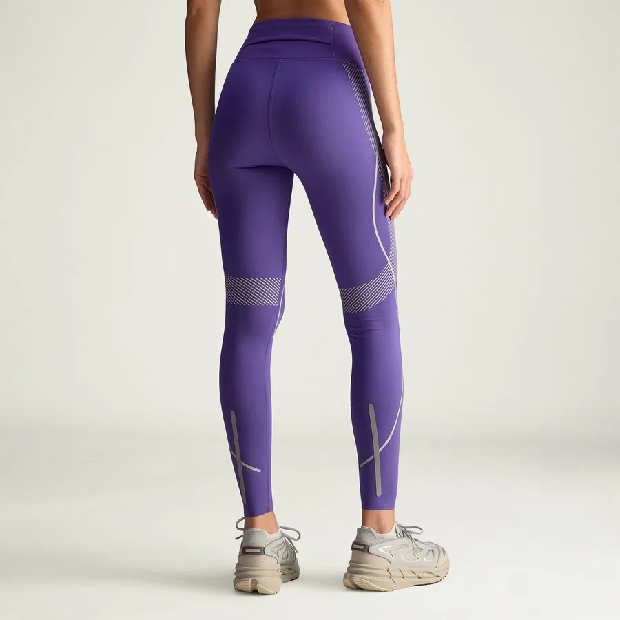 Спортивные леггинсы с высокой посадкой TruePace adidas, Фиолетовый — фото 2