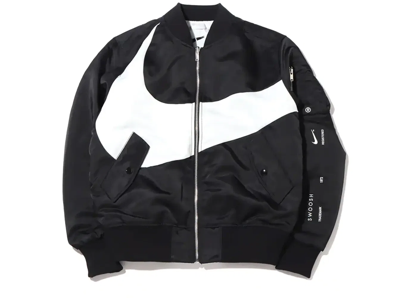 Мужская куртка-бомбер синтетическая двусторонняя Nike Therma FIT Synthetic Phil Reversible Bomber Jacket Asia Sizing Nike, Black