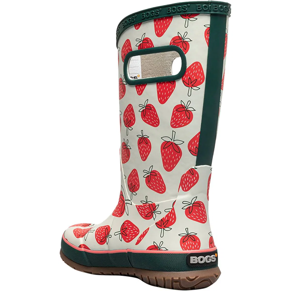 Детские сапоги резиновые с принтом Strawberry Rainboot Bogs, Strawberry — фото 3
