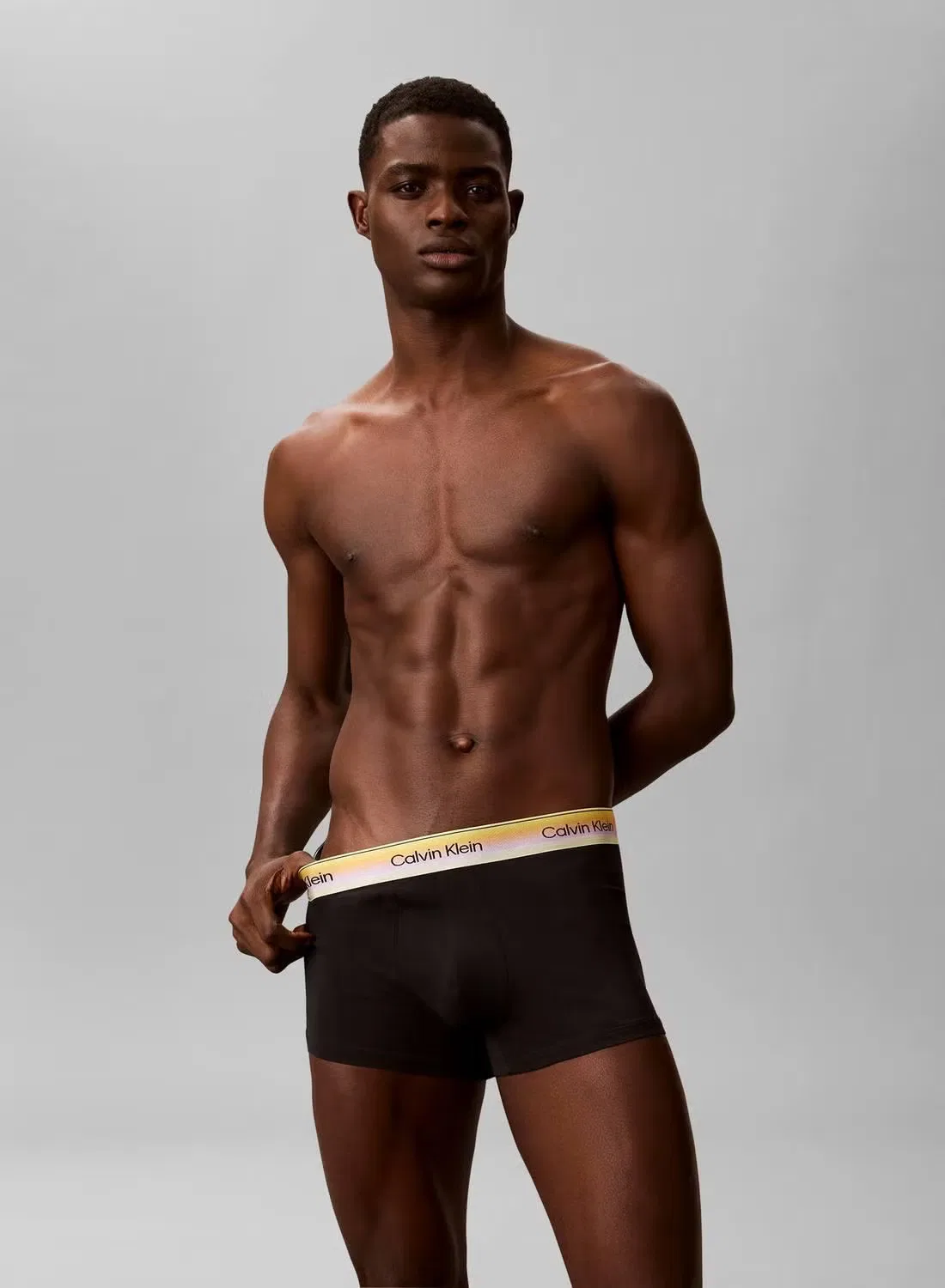 Трусы-боксеры хлопковые Icon Cotton Stretch Calvin Klein, черный