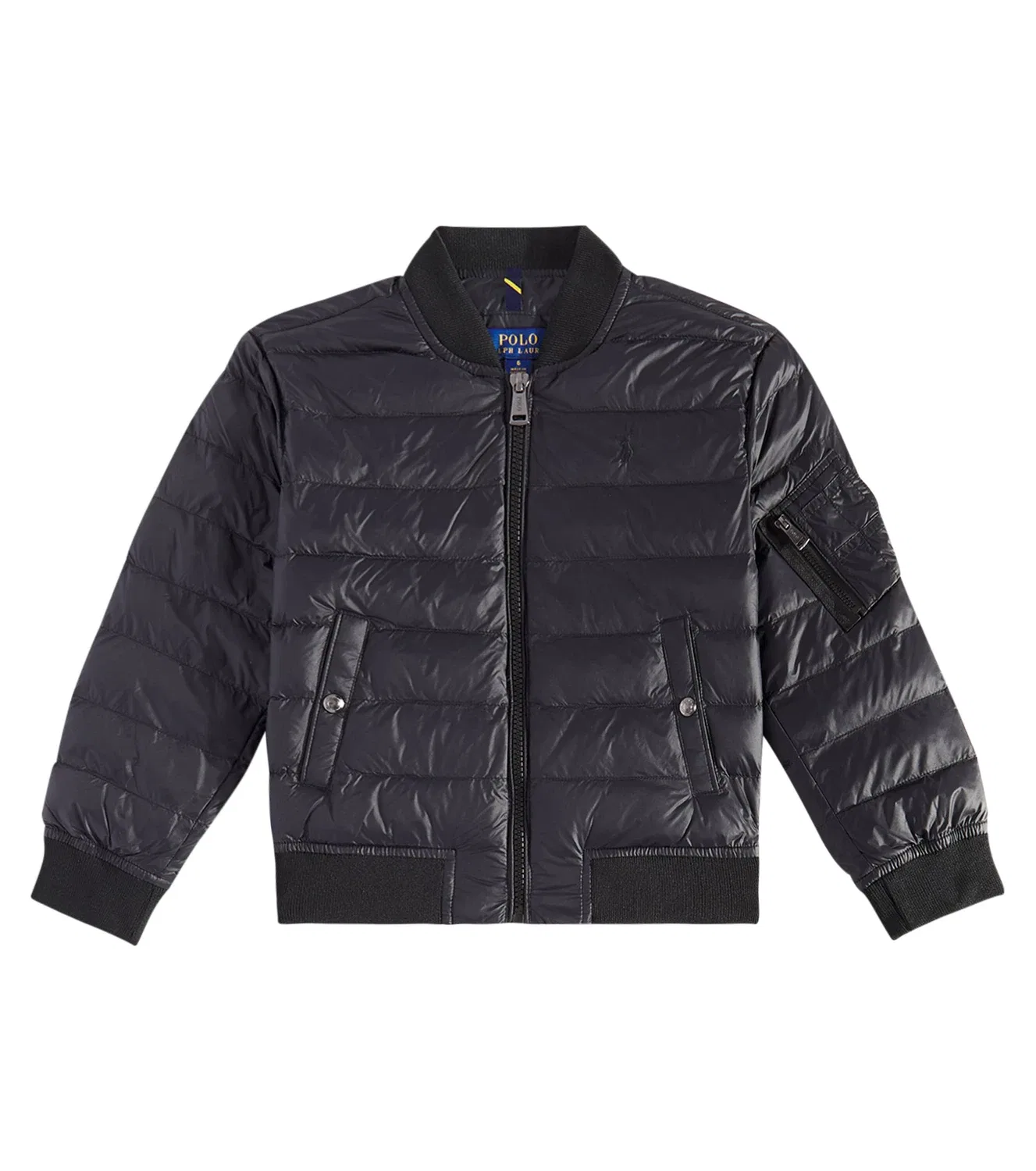 Бомбер Tera Polo Ralph Lauren Kids, черный