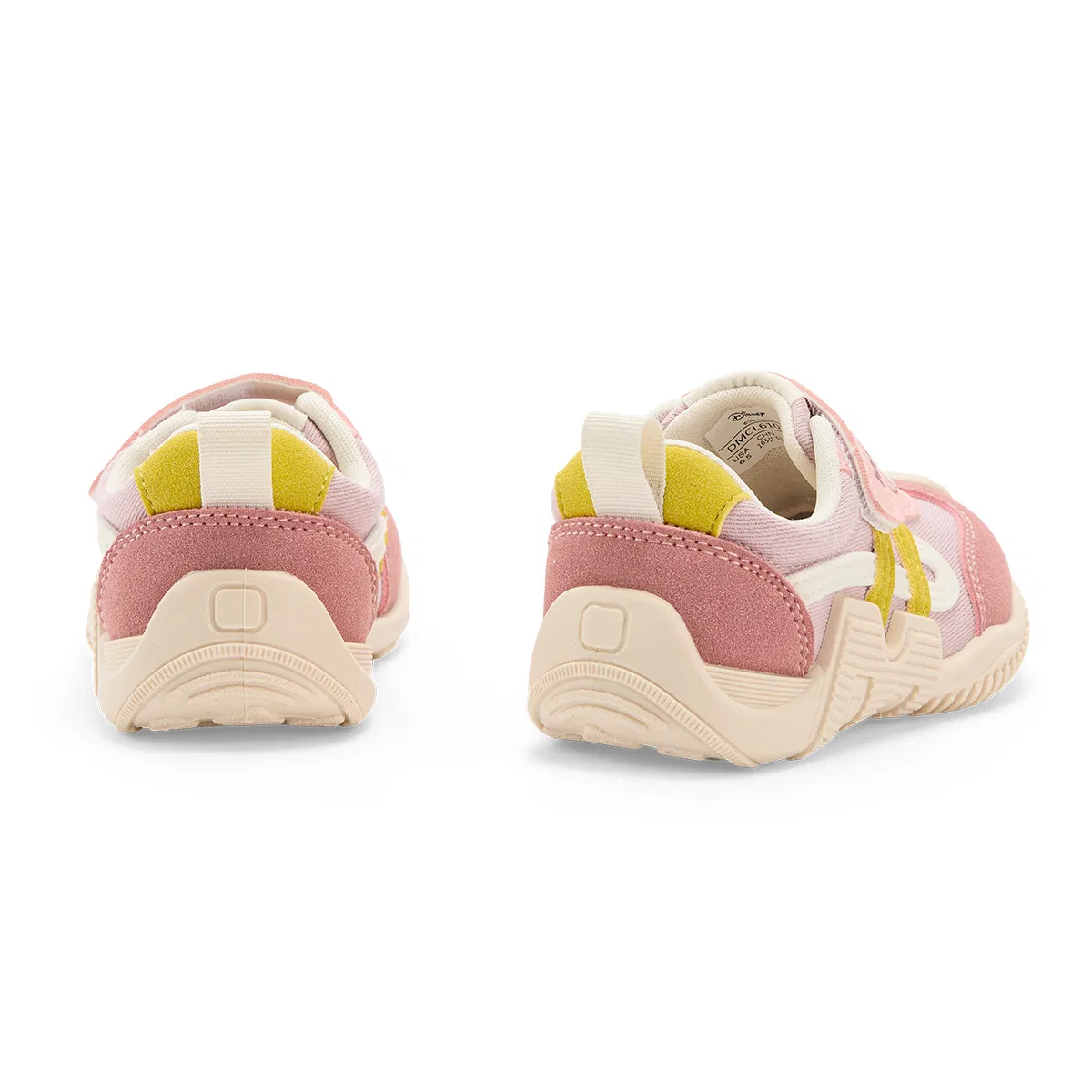 Детские кроссовки для скейтбординга с принтом Mickey Mouse Pink Yellow Disney — фото 4