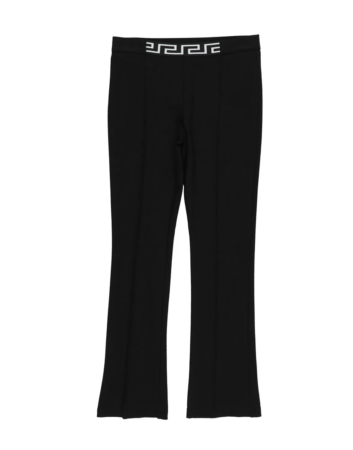 Детские джоггеры для девочек из джерси Versace Young, черный
