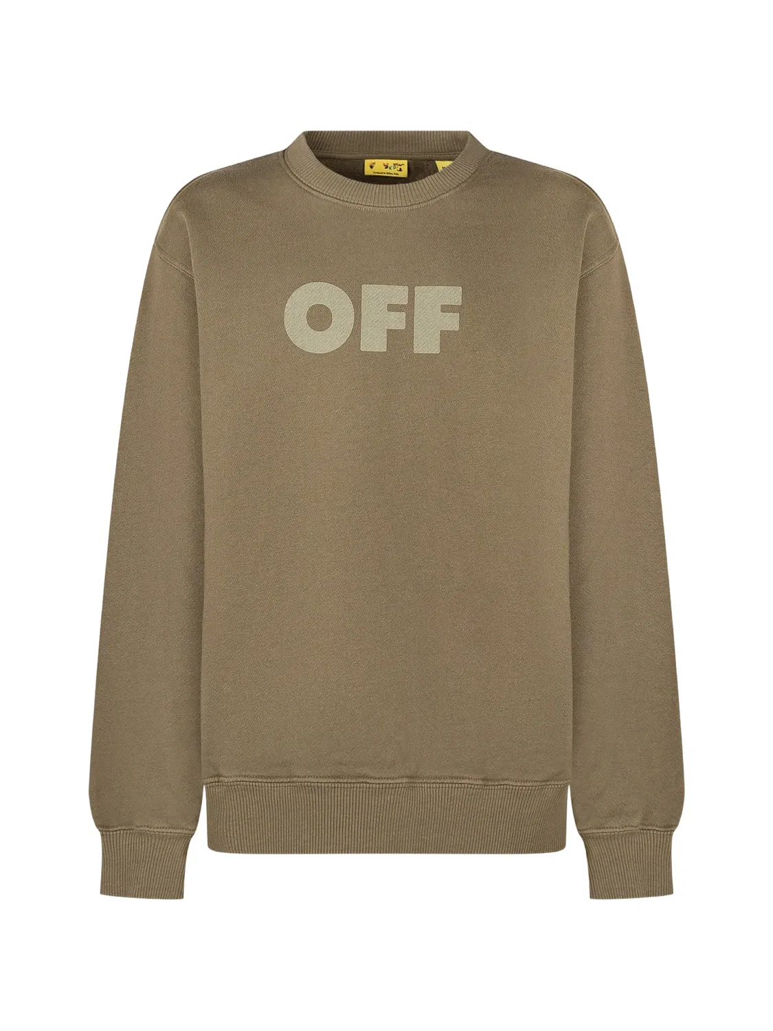Свитшот OFF-WHITE, зеленый