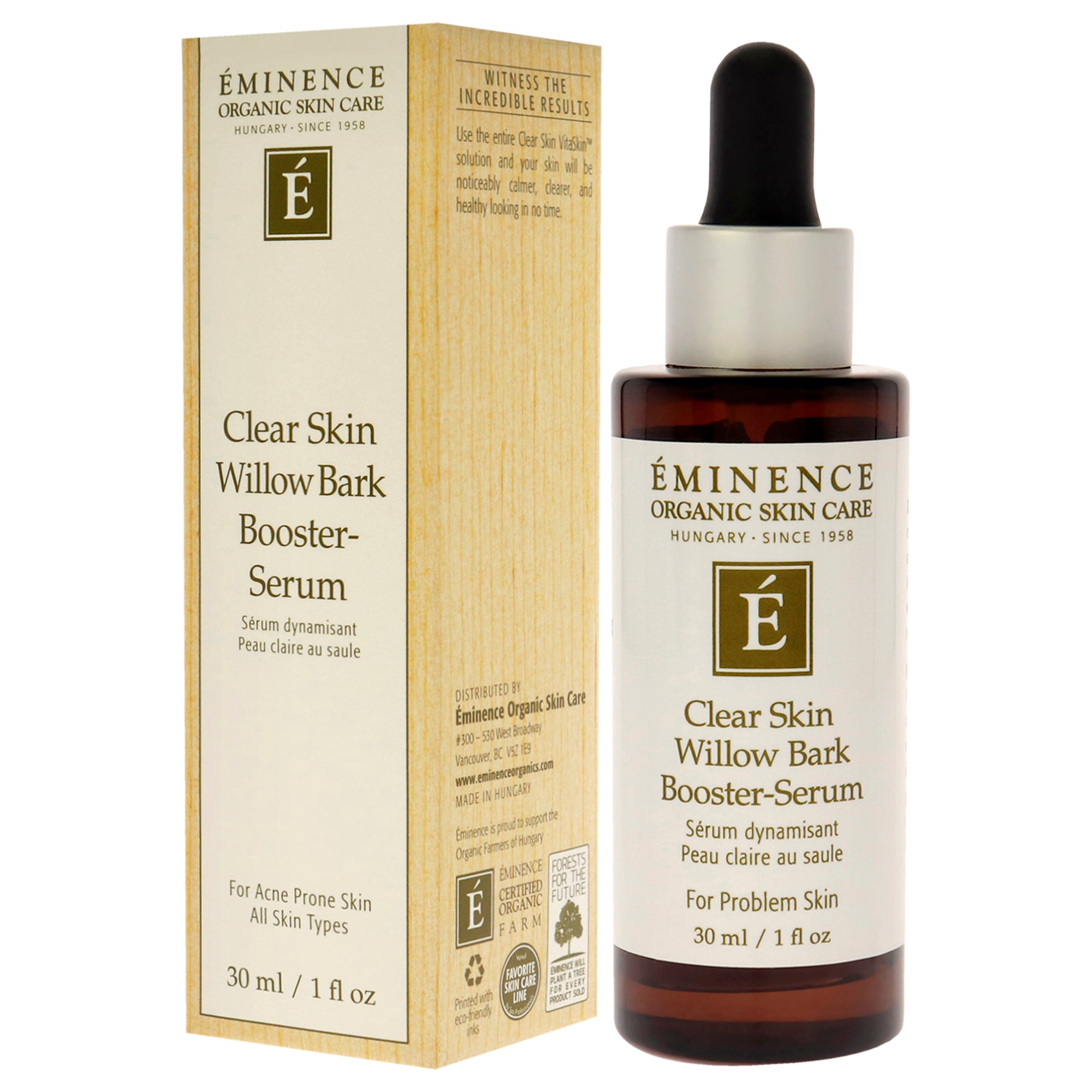 Бустер Eminence — Clear Skin Willow Bark Booster-Serum от для мужчин и женщин — фото 4