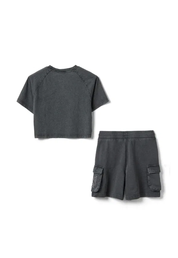 Брюки хлопковые Set Ovs, Dark Grey, темно-серый — фото 2