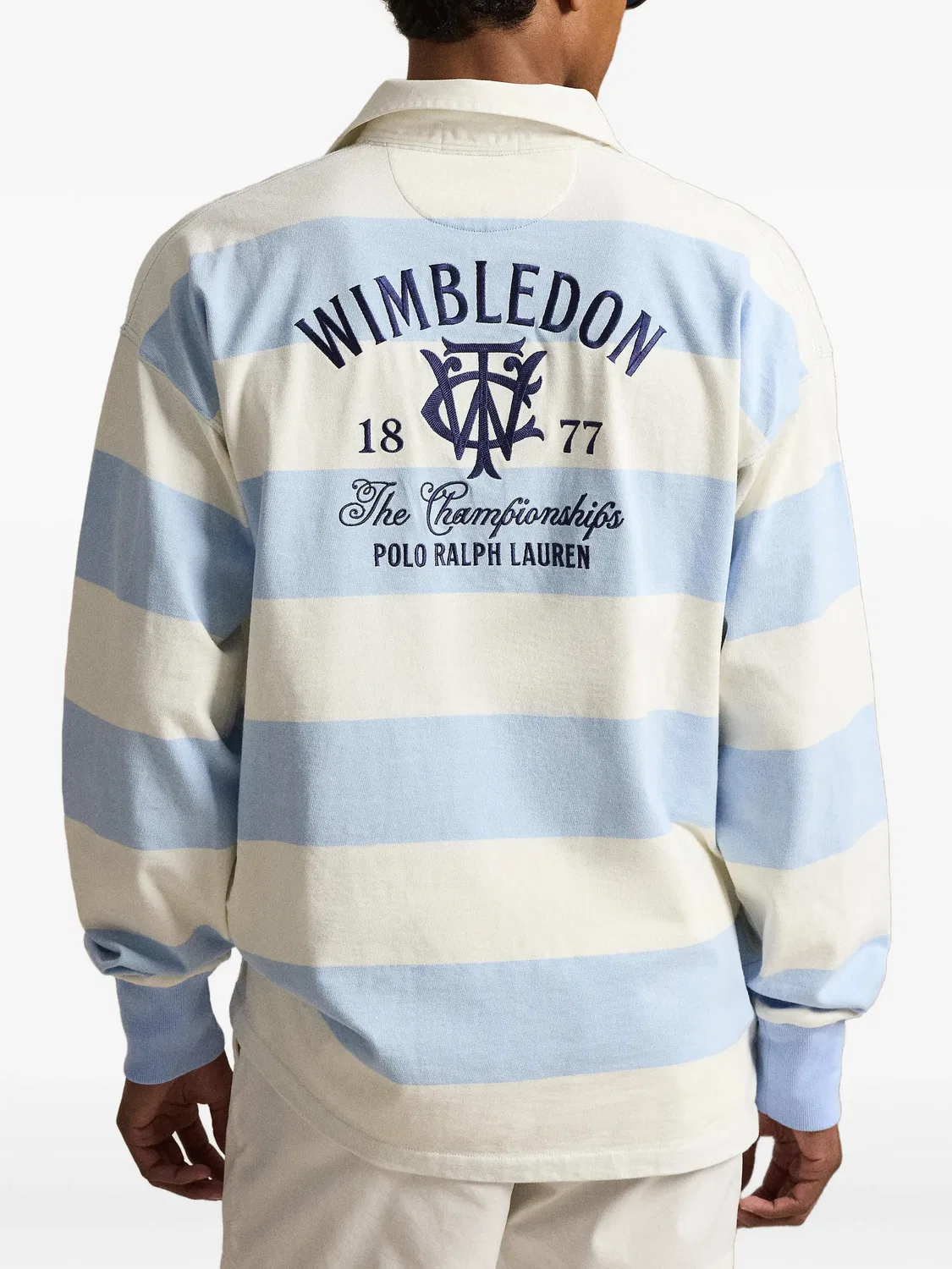 Рубашка-поло белая с вышивкой Polo Ralph Lauren, белый — фото 2