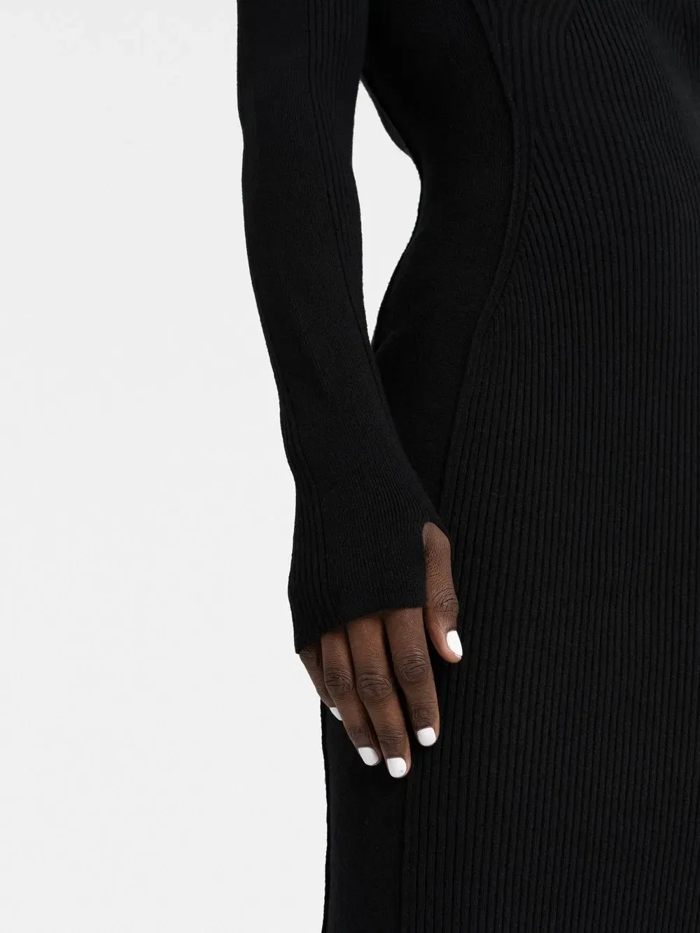 Платье миди La Robe Sierra Jacquemus, черный — фото 3