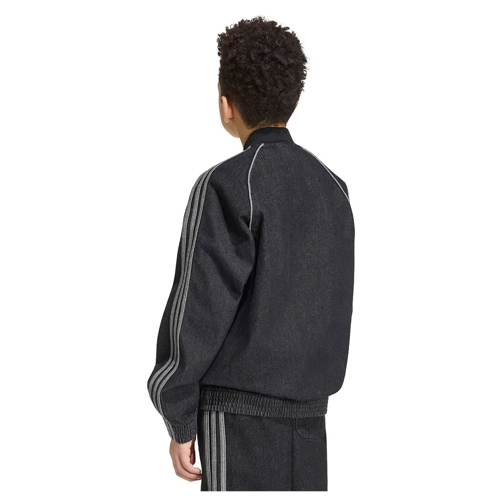 Джинсовая куртка SST Loose Track Adidas Originals, черный — фото 2