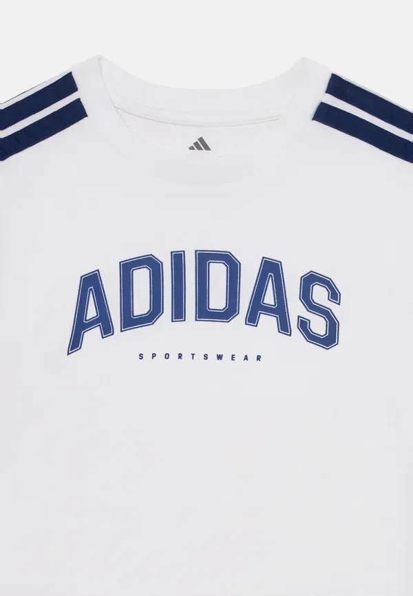 Детская спортивная футболка унисекс Adidas Performance, белый — фото 3
