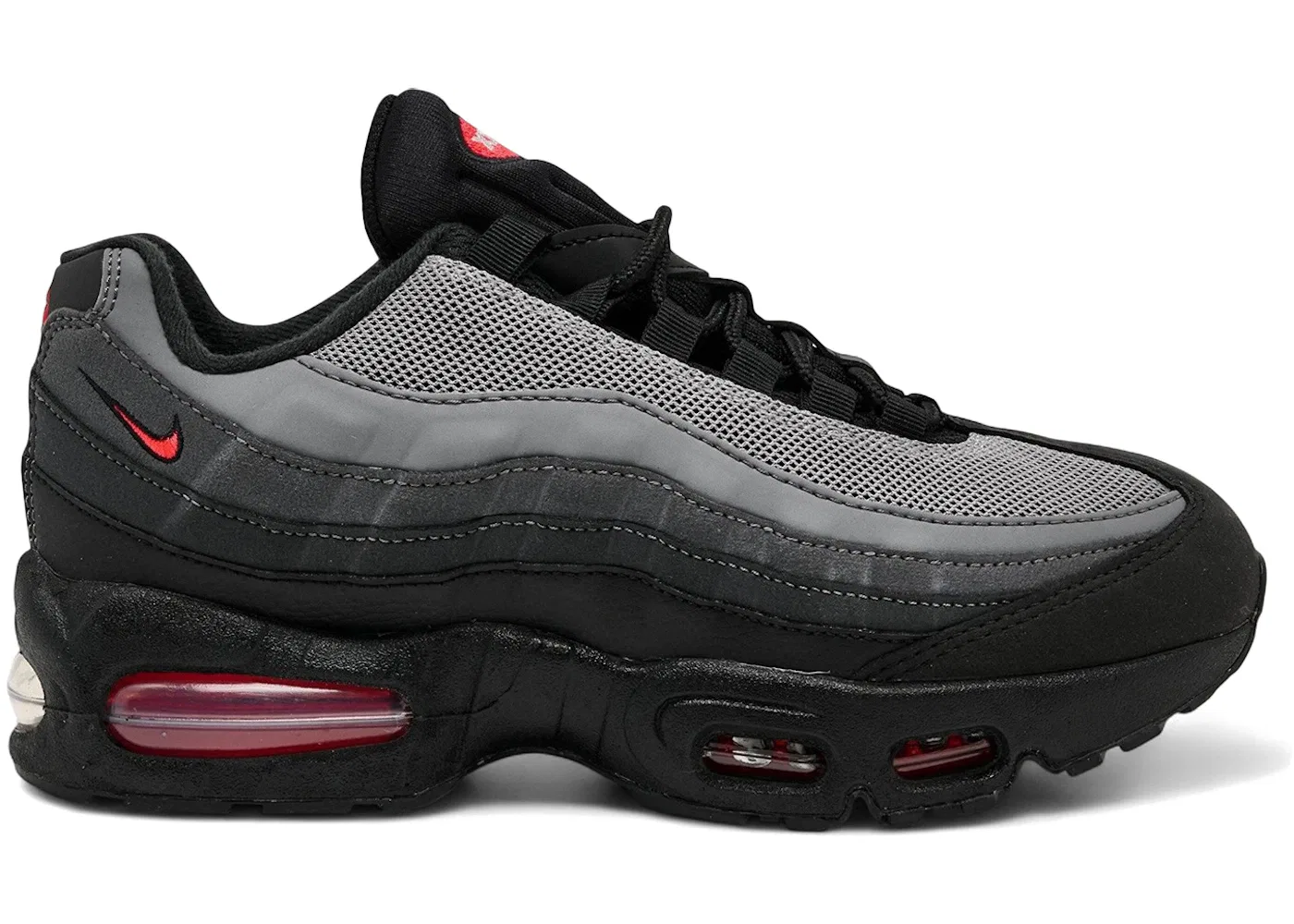 Детские кроссовки Lifestyle Nike Air Max 95 OG, Black/Bright Crimson/Anthracite